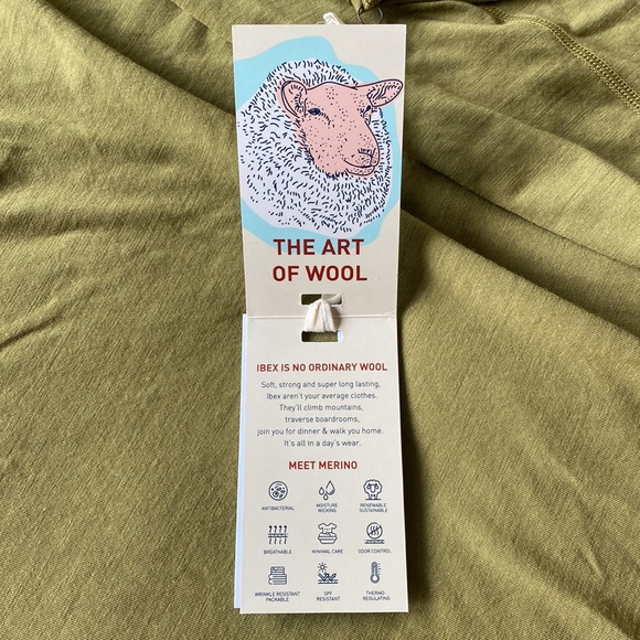 Ibex Indie Hoodie Merino Wool Mens 2XL Athletic Fit Olive Lightweight 1/4 Zip - Picture 14 of 14